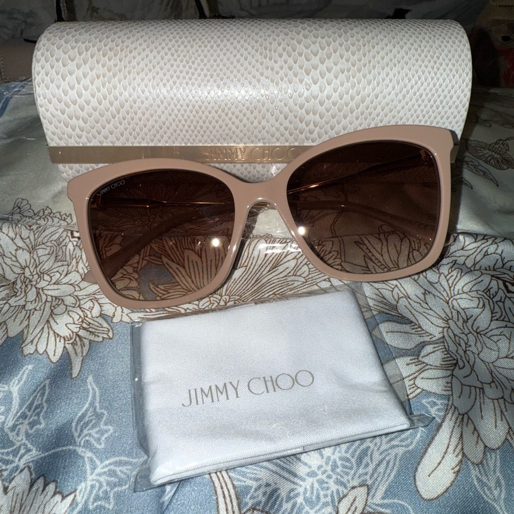 New! Jimmy Choo Nude Sunglasses